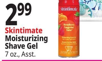 Ocean State Job Lot Skintimate moisturizing shave gel offer