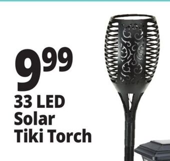 Ocean State Job Lot Led solar powered flickering flame tiki torch light offer