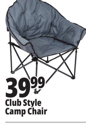 Ocean State Job Lot Folding club style camp chair offer