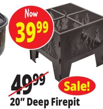 Ocean State Job Lot 20 deep firepit offer