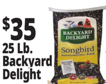 Ocean State Job Lot 25 lb. backyard delight offer