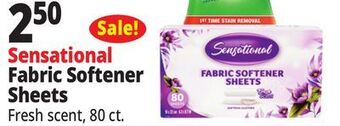 Ocean State Job Lot Sensational fabric softener sheets offer