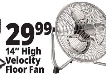 Ocean State Job Lot 14 high velocity floor fan offer