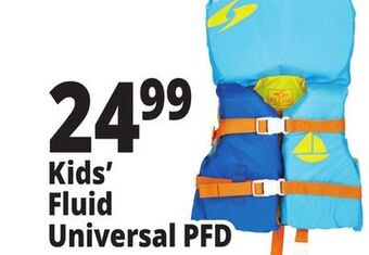 Ocean State Job Lot Kids' fluid universal pfd offer