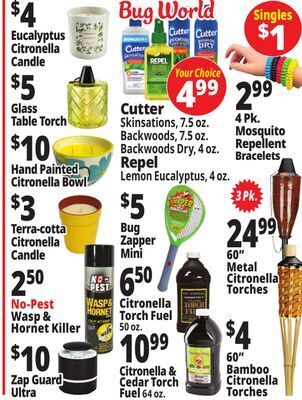 Ocean State Job Lot Bug world offer