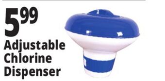 Ocean State Job Lot Adjustable chlorine dispenser offer
