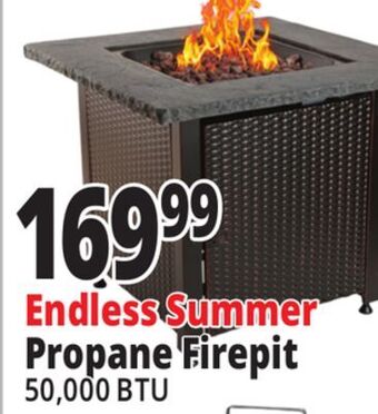 Ocean State Job Lot Endless summer square lp gas outdoor fire pit with cover offer