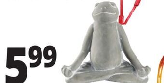Ocean State Job Lot Lotus pose stone frog offer