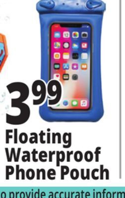 Ocean State Job Lot Floating waterproof phone pouch offer