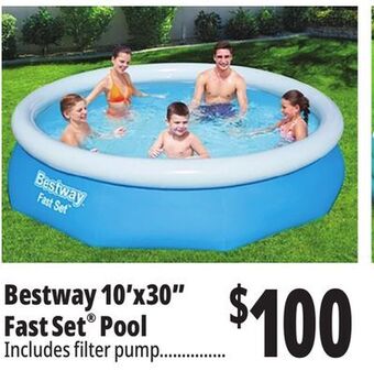 Ocean State Job Lot Bestway 10' x 30 fast set above ground pool offer