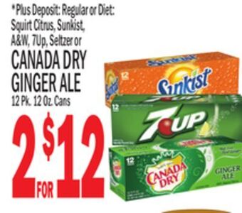 C Town Canada dry ginger ale offer