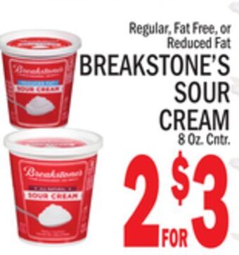 C Town Breakstone's sour cream offer