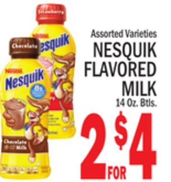 C Town Nesquik flavored milk offer