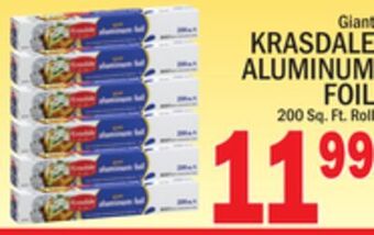 C Town Krasdale aluminum foil offer