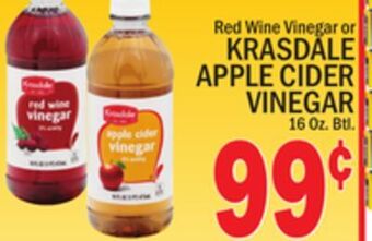 C Town Krasdale apple cider vinegar offer