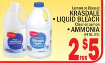 C Town Krasdale • liquid bleach offer