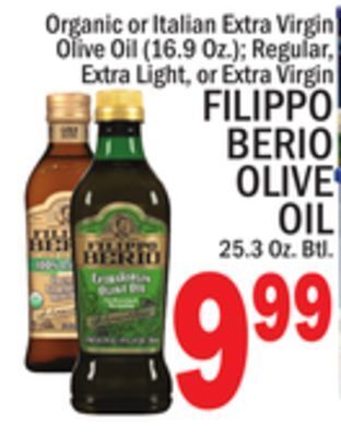 C Town Filippo berio olive oil 25.3 oz. btl. offer