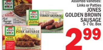 C Town Jones golden brown sausage offer