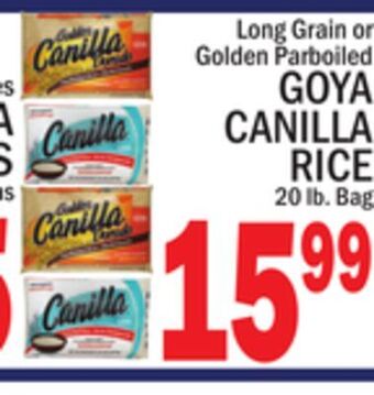 C Town Goya canilla rice offer