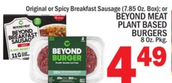 C Town Beyond meat plant based burgers 8 oz. pkg offer