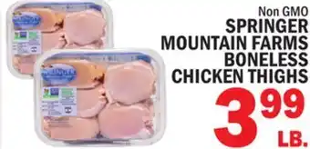 C Town Mountain farms boneless chicken thighs offer