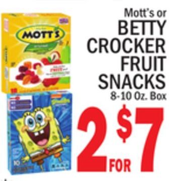 C Town Betty crocker fruit snacks offer