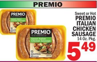 C Town Premio italian chicken sausage offer