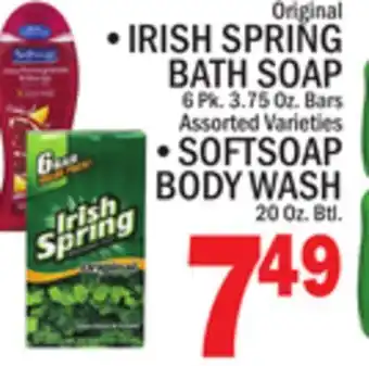 C Town • irish spring bath soap 6 pk. 3.75 oz. offer