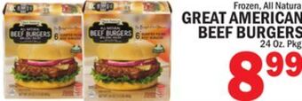C Town Great american beef burgers offer