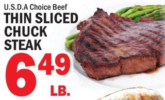 C Town Thin sliced chuck chuck steak offer