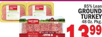 C Town Shady brook farms ground turkey offer