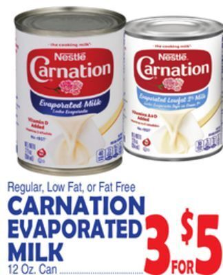 Bravo Supermarkets Carnation evaporated milk offer
