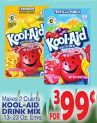 Bravo Supermarkets Kool-aid drink mix offer