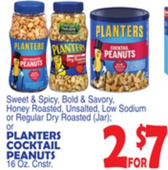 Bravo Supermarkets Planters cocktail peanuts offer