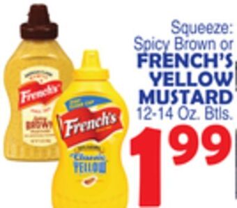 Bravo Supermarkets French's yellow mustard offer