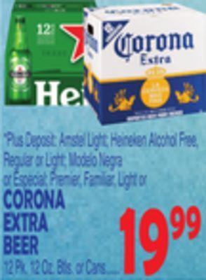 Bravo Supermarkets Corona extra beer offer