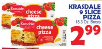 Bravo Supermarkets Krasdale 9 slice pizza offer