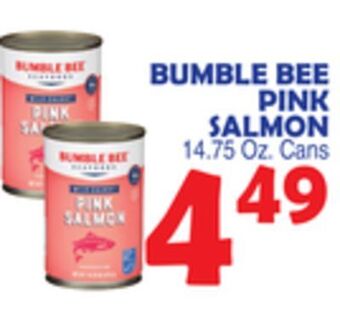 Bravo Supermarkets Bumble bee pink salmon offer