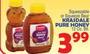 Bravo Supermarkets Krasdale pure honey offer