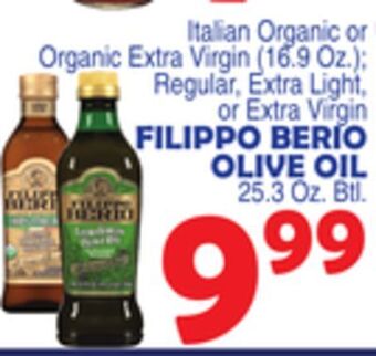 Bravo Supermarkets Filippo berio olive oil 25.3 oz. btl. offer