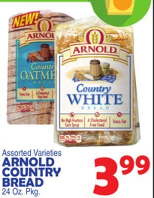 Bravo Supermarkets Arnold country bread offer