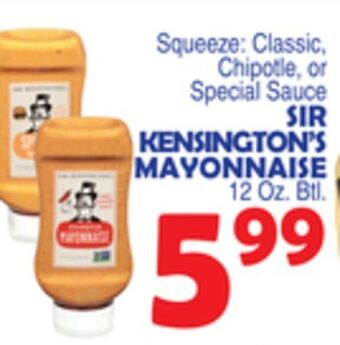 Bravo Supermarkets Sir kensington's mayonnaise offer