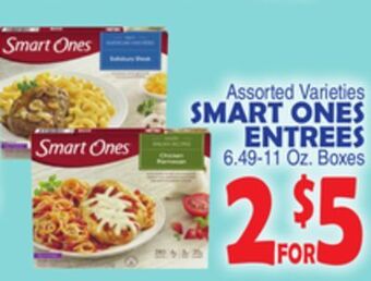 Bravo Supermarkets Smart ones entrees offer