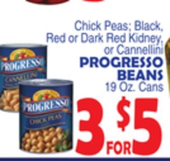 Bravo Supermarkets Progresso beans offer
