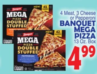 Bravo Supermarkets Banquet mega pizza offer
