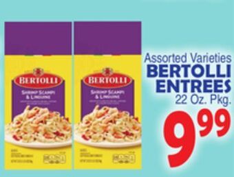 Bravo Supermarkets Bertolli entrees offer