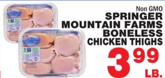Bravo Supermarkets Springer mountain farms boneless chicken thighs offer