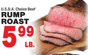 Bravo Supermarkets Rump roast offer