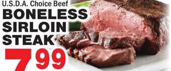 Bravo Supermarkets Boneless sirloin steak offer