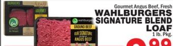 Bravo Supermarkets Wahlburgers signature blend loaf offer